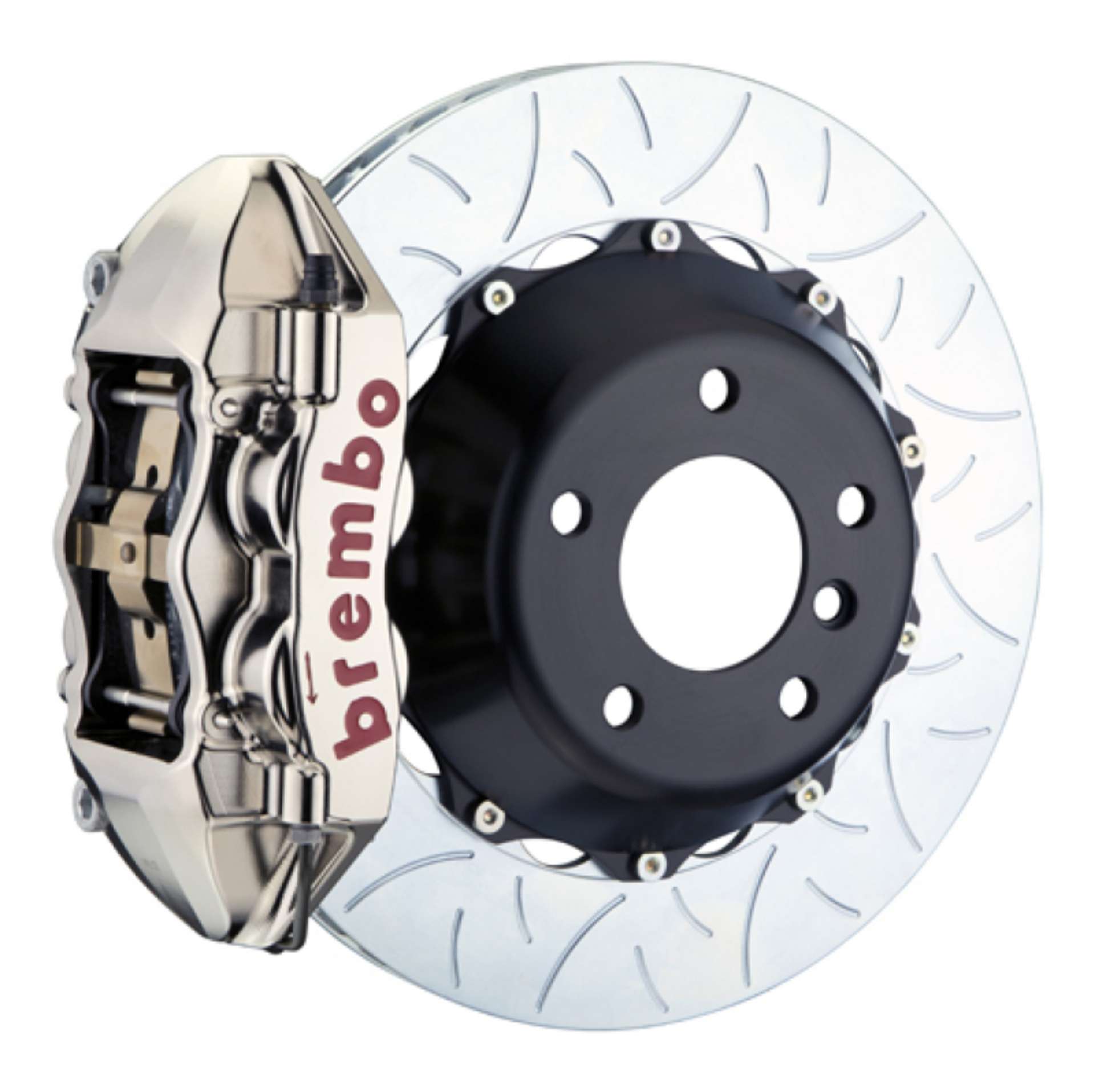 Picture of Brembo 12-16 FR-S-12-20 BRZ-17-20 86 Fr GTR BBK 4Pist Billet 345x28 2pc Rotor Slotted Type3- Nickel