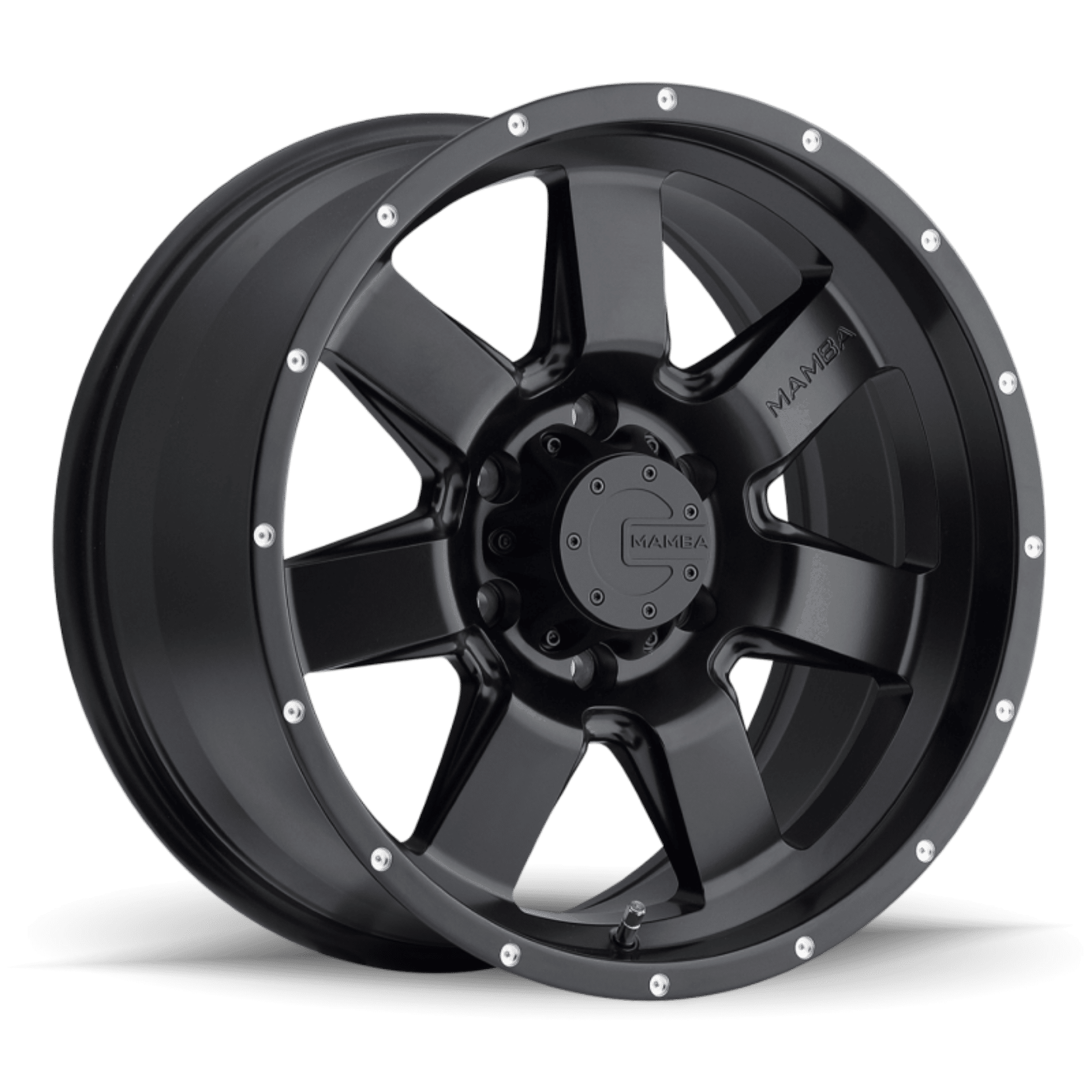 Picture of Mamba M14 20x9 6x139-7 ET12 Matte Black - Drill Holes