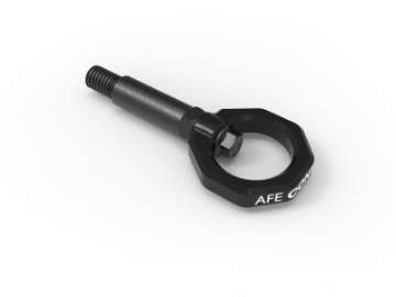 Picture of aFe Control Front Tow Hook Black 20-21 Toyota GR Supra A90