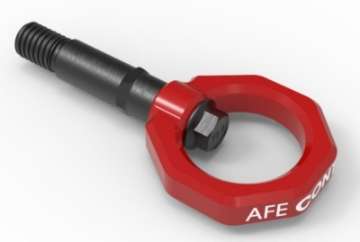 Picture of aFe Control Rear Tow Hook Red 20-21 Toyota GR Supra A90