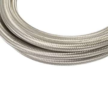 Picture of Mishimoto 10Ft Stainless Steel Braided Hose w- -4AN Fittings - Stainless