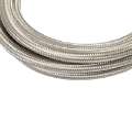 Picture of Mishimoto 15Ft Stainless Steel Braided Hose w- -4AN Fittings - Stainless