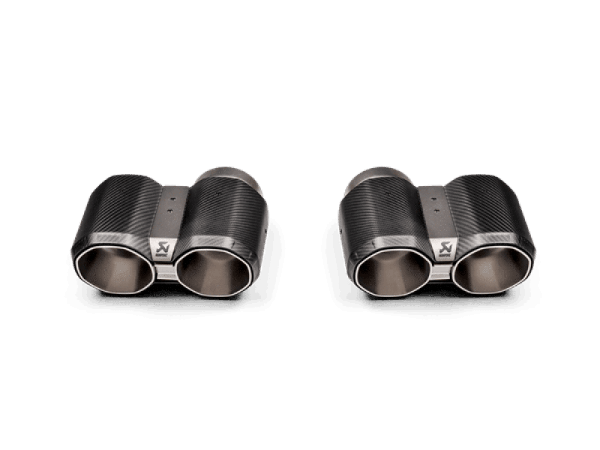 Picture of Akrapovic 2021+ BMW G87 M2, G80 M3 &amp; G82 M4 Octagonal Carbon Design Tail Pipe Set