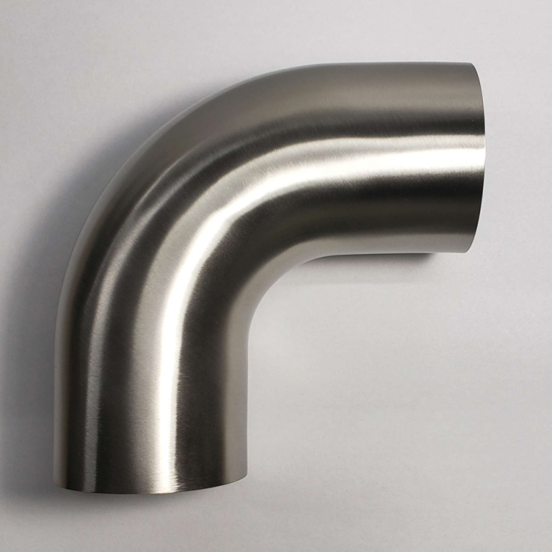 Picture of Stainless Bros 1D - 1-75in CLR 90 Degree Bend 2in Leg Mandrel Bend