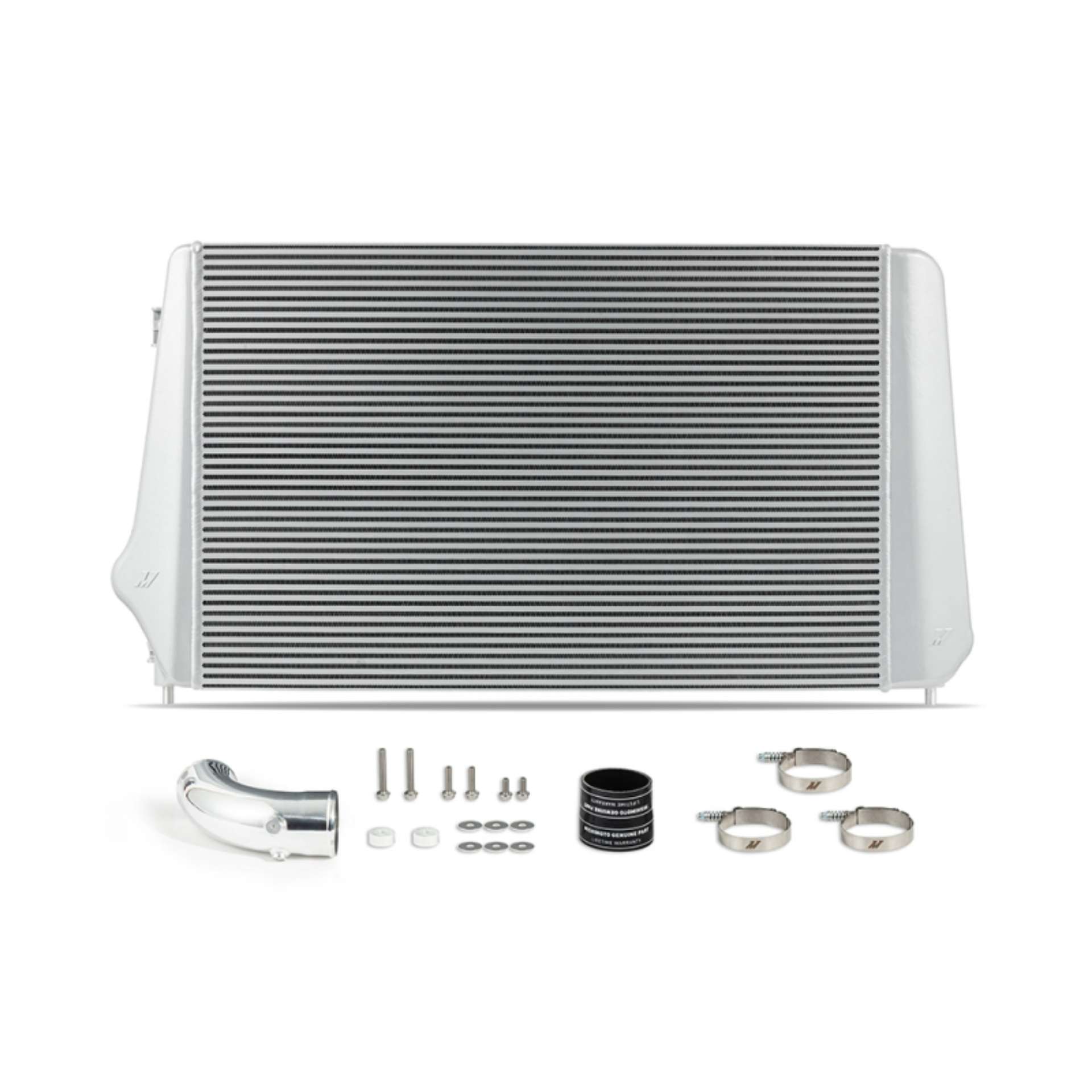 Picture of Mishimoto 17-19 GM 6-6L L5P Duramax Intercooler - Silver