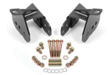 Picture of BMR 64-72 Chevy Chevelle Rear Control Arm Relocation Brackets - Black Hammertone