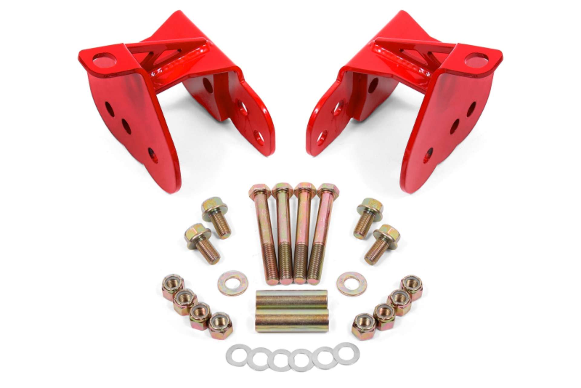 Picture of BMR 64-72 Chevy Chevelle Rear Control Arm Relocation Brackets - Red