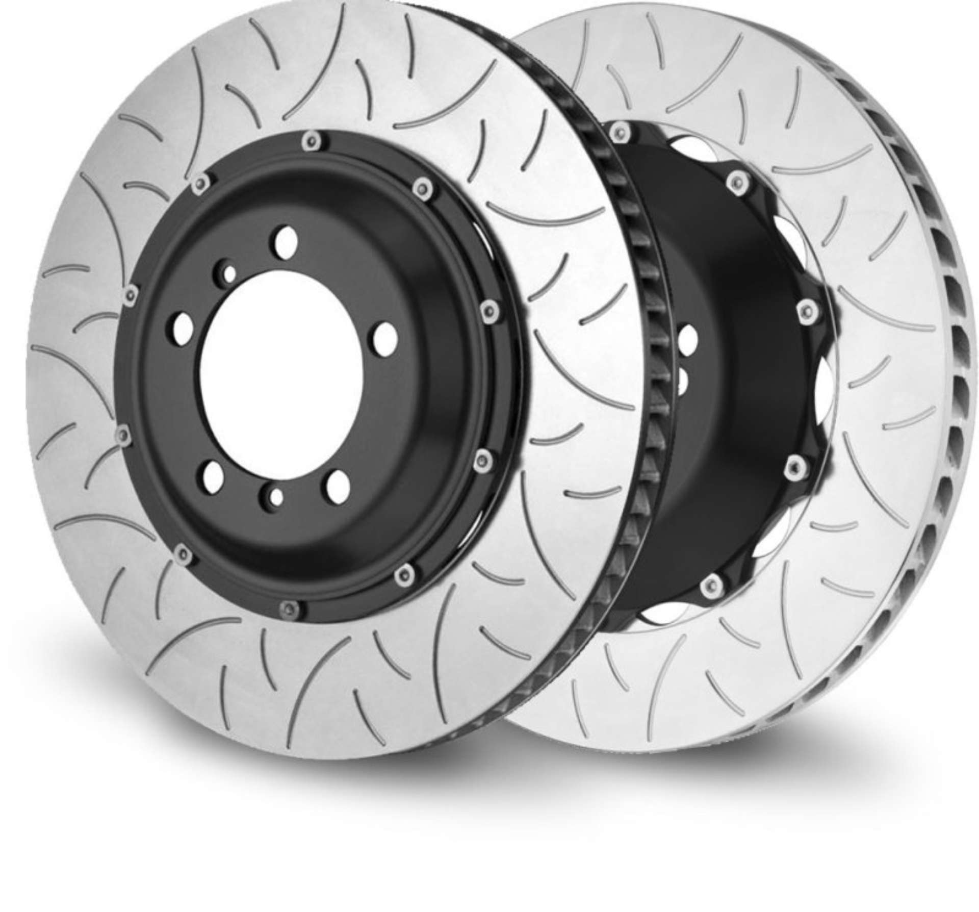 Picture of Brembo 04-06 CaRearera GT Rear 2-Piece Discs 380x34 2pc Rotor Slotted Type-3