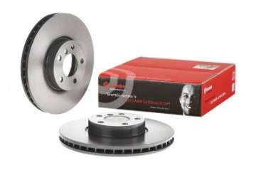 Picture of Brembo 332x32mm T1 LH Zinc Plated Gold PISTA Replacement Disc