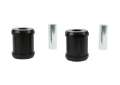 Picture of Whiteline 03-06 Mitsubishi Lancer Evo 8-9 Rear Front Lower Trailing Arm Bushing Kit