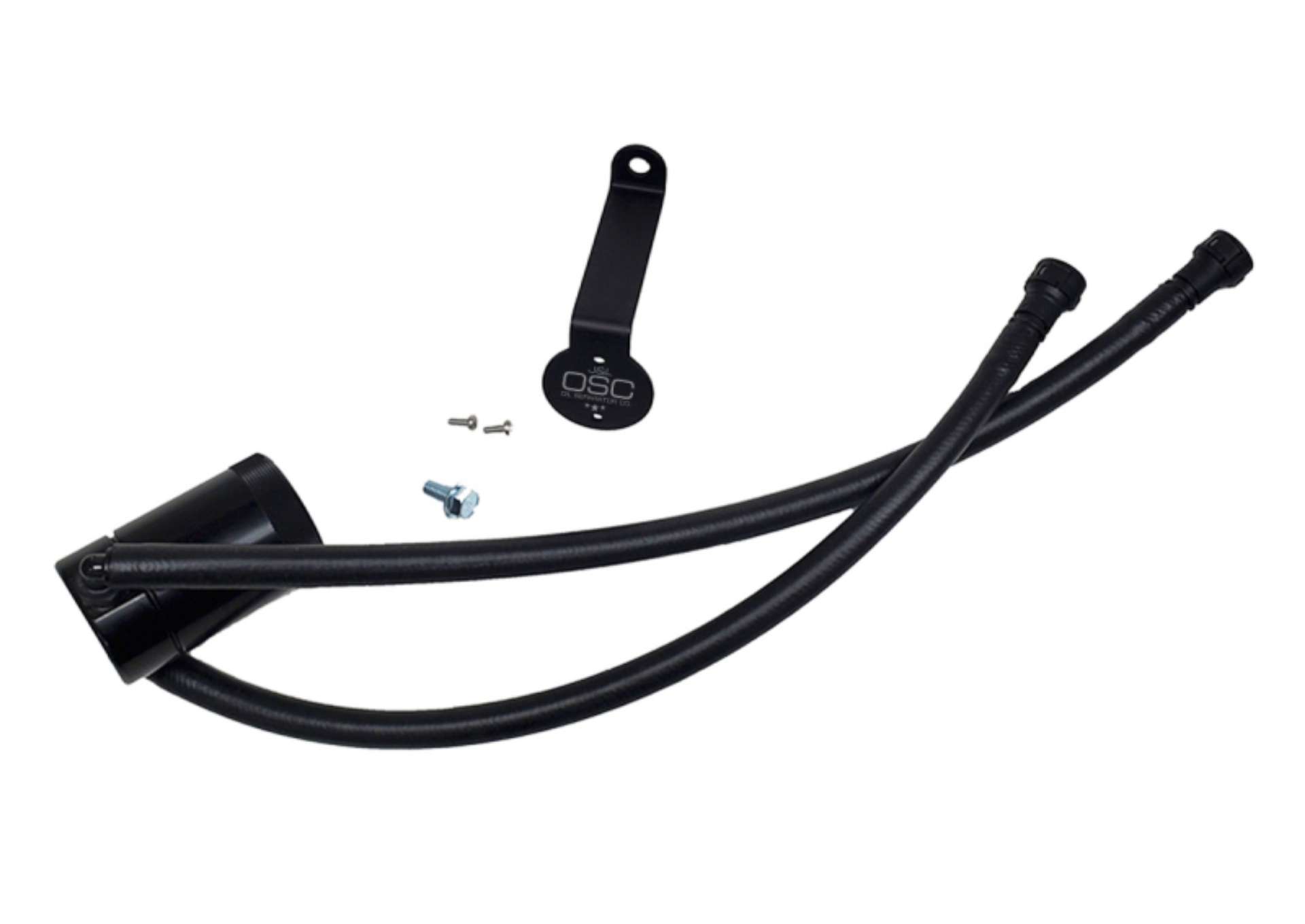 Picture of J&amp;L 20-24 Chevy Silverado-GMC Sierra 2500-3500 6-6L Drivers Side Oil Separator 3-0 - Black Anodi