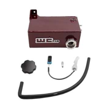 Picture of Wehrli 11-16 Chevrolet 6-6L LML Duramax OEM Placement Coolant Tank Kit - Bengal Red