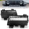 Picture of ANZO Wrangler 18-21-Gladiator 20+ LED Side Marker Lights Smoke w Sequential Signal