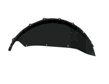 Picture of Road Armor 18-20 Jeep Wrangler JL Stealth Rear Fender Liner Body Armor - Black Steel