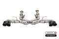 Picture of Corsa 2020-2024 Chevrolet Corvette C8 RWD 3in Track Cat-Back Delete Exhaust w-4-5in CF Black PVDTips