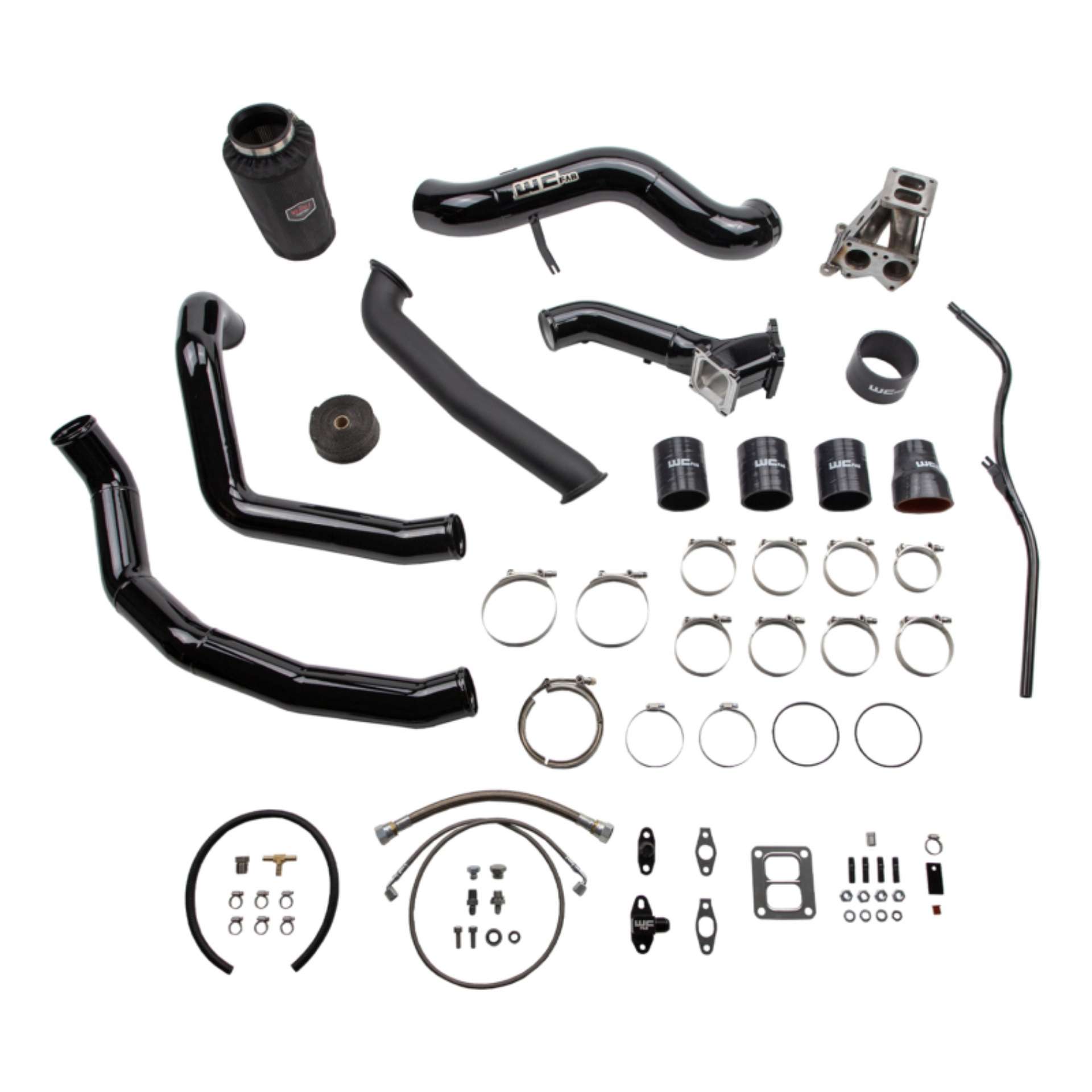 Picture of Wehrli 01-04 Chevrolet 6-6L LB7 Duramax S300 Turbo Install Kit No Turbo - Candy Purple