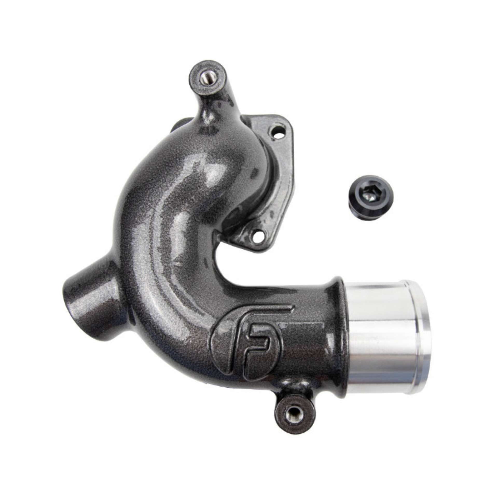 Picture of Wehrli 98-18 Dodge - Ram Cummins 5-9L-6-7L WCFab X Fleece Thermostat Housing - Flat Black