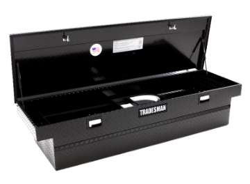 Picture of Tradesman Aluminum Single Lid Cross Bed Truck Tool Box 63in- - Black