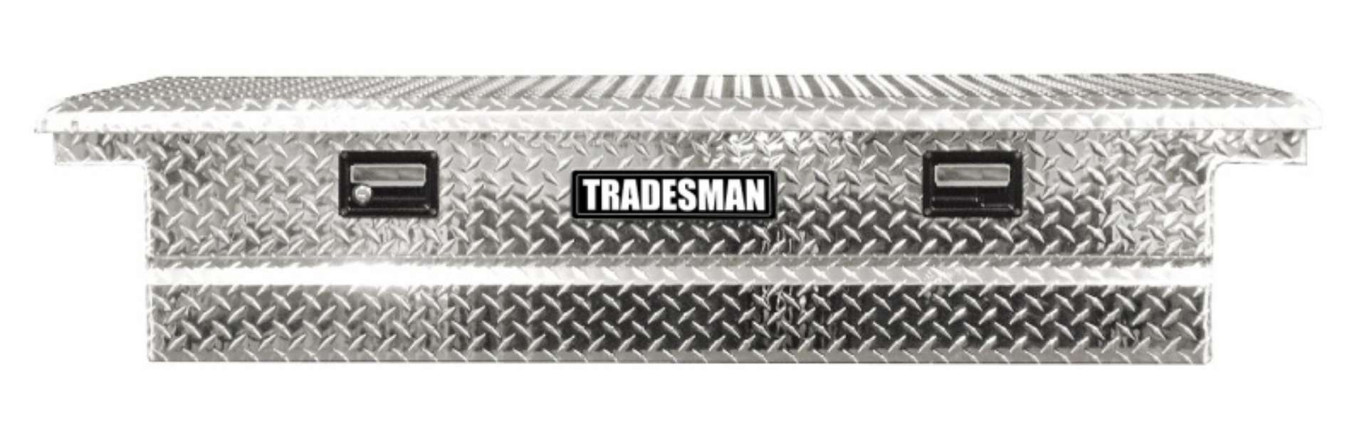 Picture of Tradesman Aluminum Single Lid HD 28 Cross Bed Low-Profile Truck Tool Box 72in- - Brite