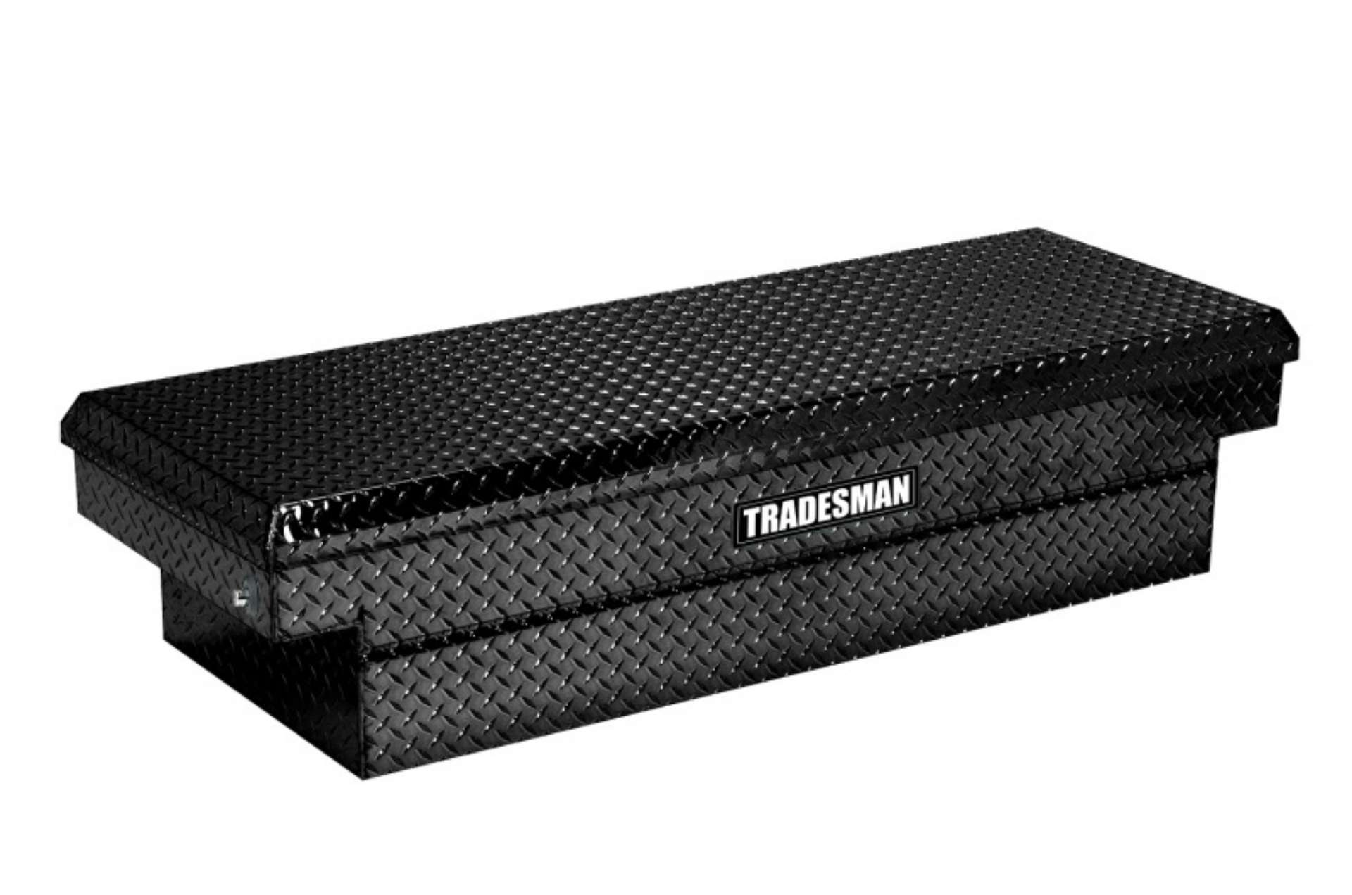 Picture of Tradesman Aluminum Single Lid HD 28 Cross Bed Truck Tool Box Deep Well 72in- - Black