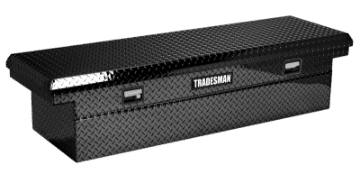 Picture of Tradesman Aluminum Single Lid Cross Bed Low-Profile Truck Tool Box 70in- - Black