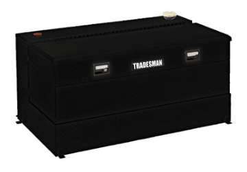 Picture of Tradesman Aluminum L-Shape Liquid Storage Tank Combo 48in- - 80 Gallon Capacity - Black