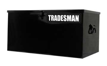 Picture of Tradesman Steel Job Site Box-Chest Light Duty-Small 24in- - Black