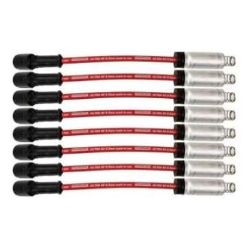 Picture of Moroso GM LS-LT 8-5mm Ultra 40 11in Long Wire Set w-Alum Heatshield - Red