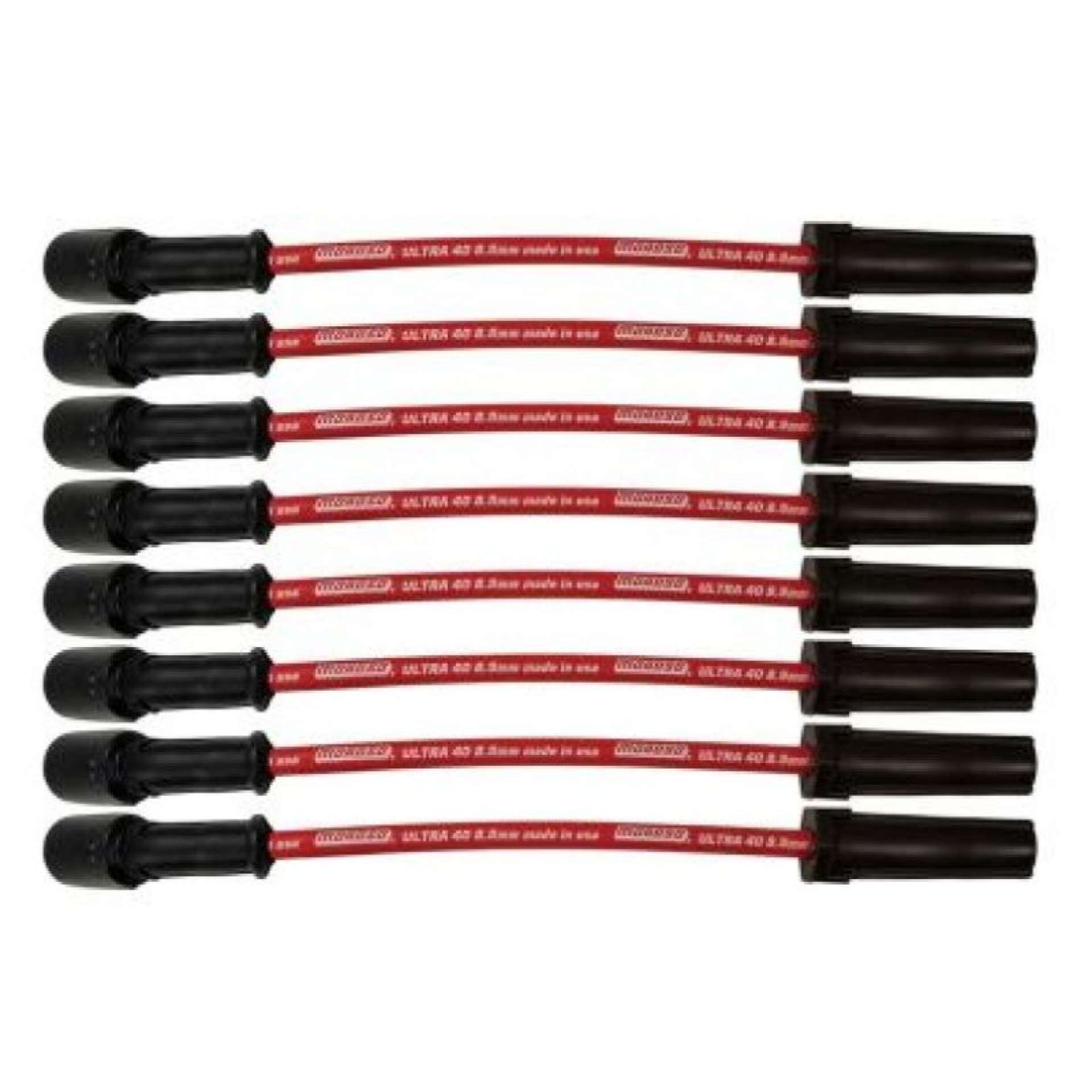 Picture of Moroso GM LS-LT 8-5mm Ultra 40 11in Long Wire Set w-o Alum Heatshield - Red