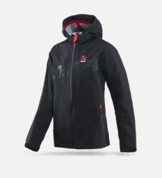 Picture of Akrapovic Mens Corpo Rain Jacket Black - M