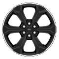 Picture of Ford Racing 15-23 F-150 22in Wheel Kit - Black w-Machined Face