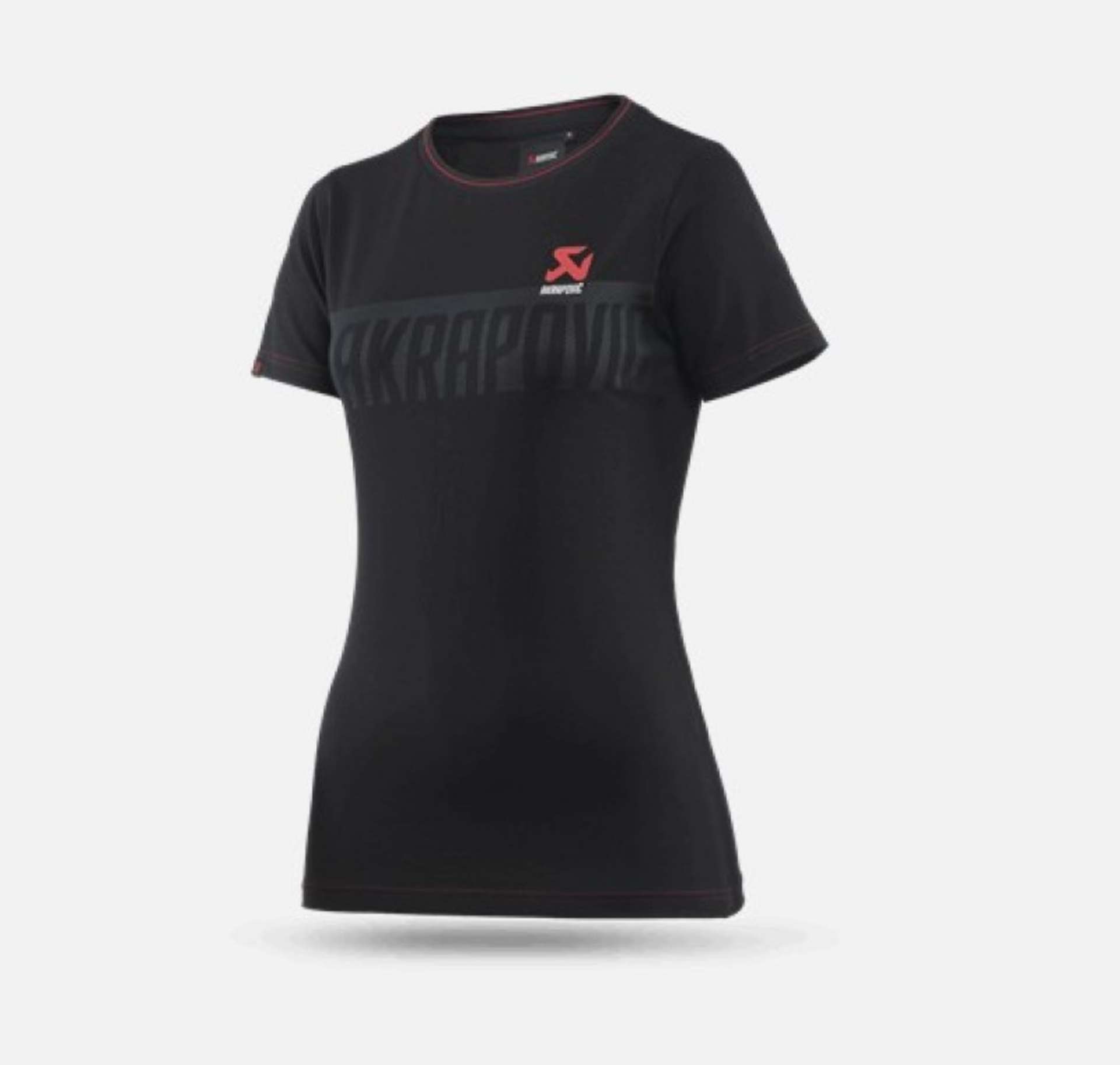 Picture of Akrapovic Womens Corpo T-Shirt Black - M