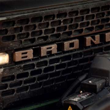 Picture of Ford Racing 2021+ Bronco Grille Lettering Overlay Kit - Bronze