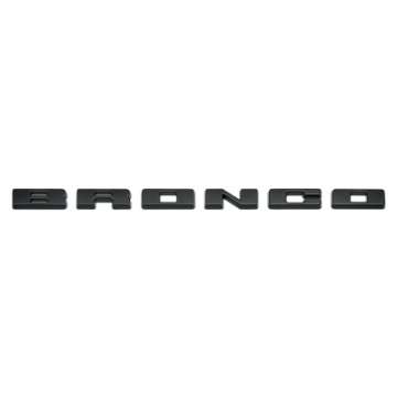 Picture of Ford Racing 2021+ Bronco Grille Lettering Overlay Kit - Black