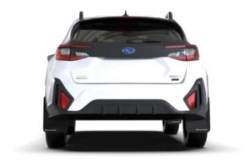 Picture of Rally Armor 2024 Subaru Crosstrek Black UR Mud Flap White Logo