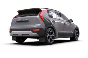 Picture of Rally Armor 23-24 Kia Niro SG2 Black UR Mud Flap Dark Grey Logo