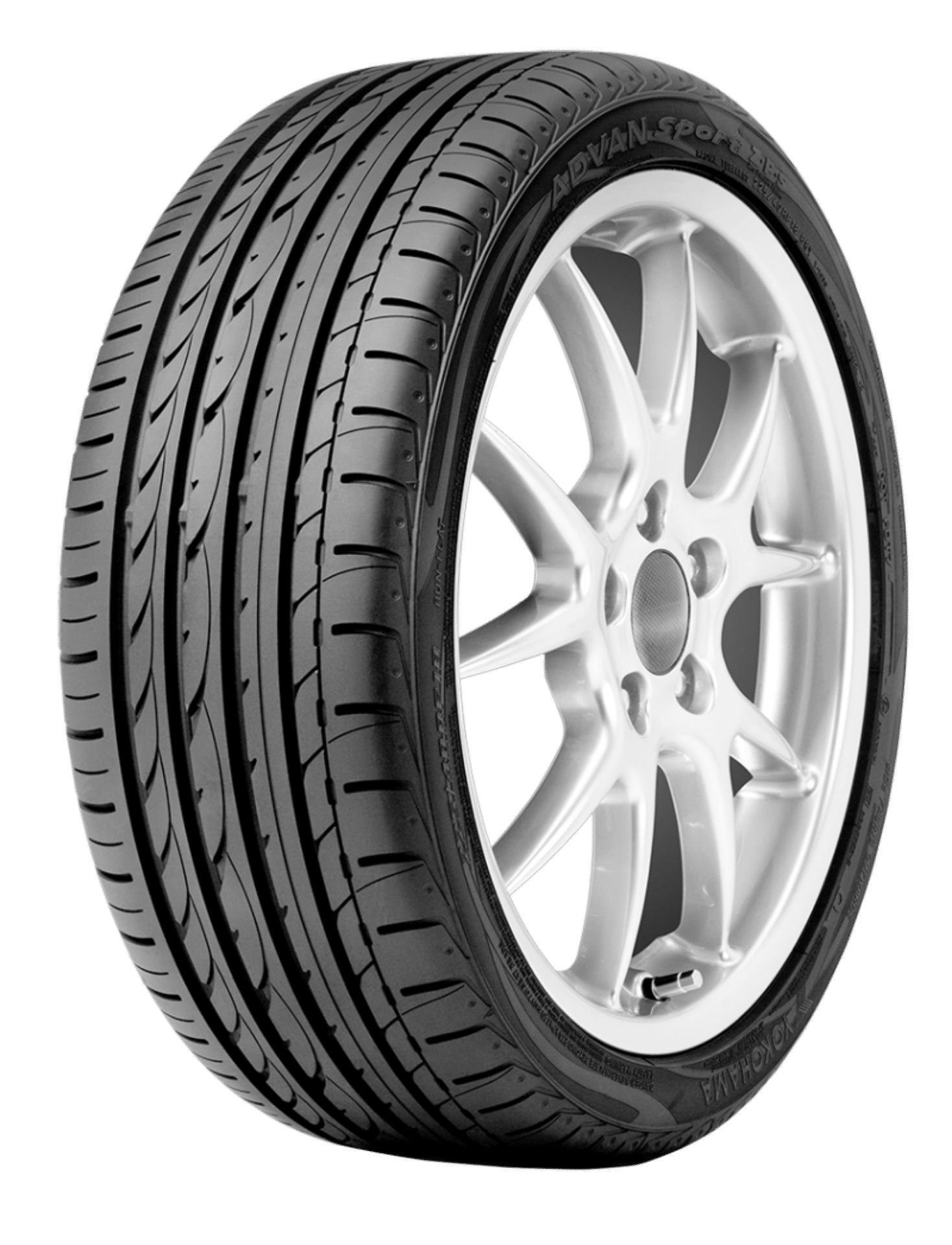 Picture of Yokohama Advan Sport ZPS Tire - 245-45RF17 95Y