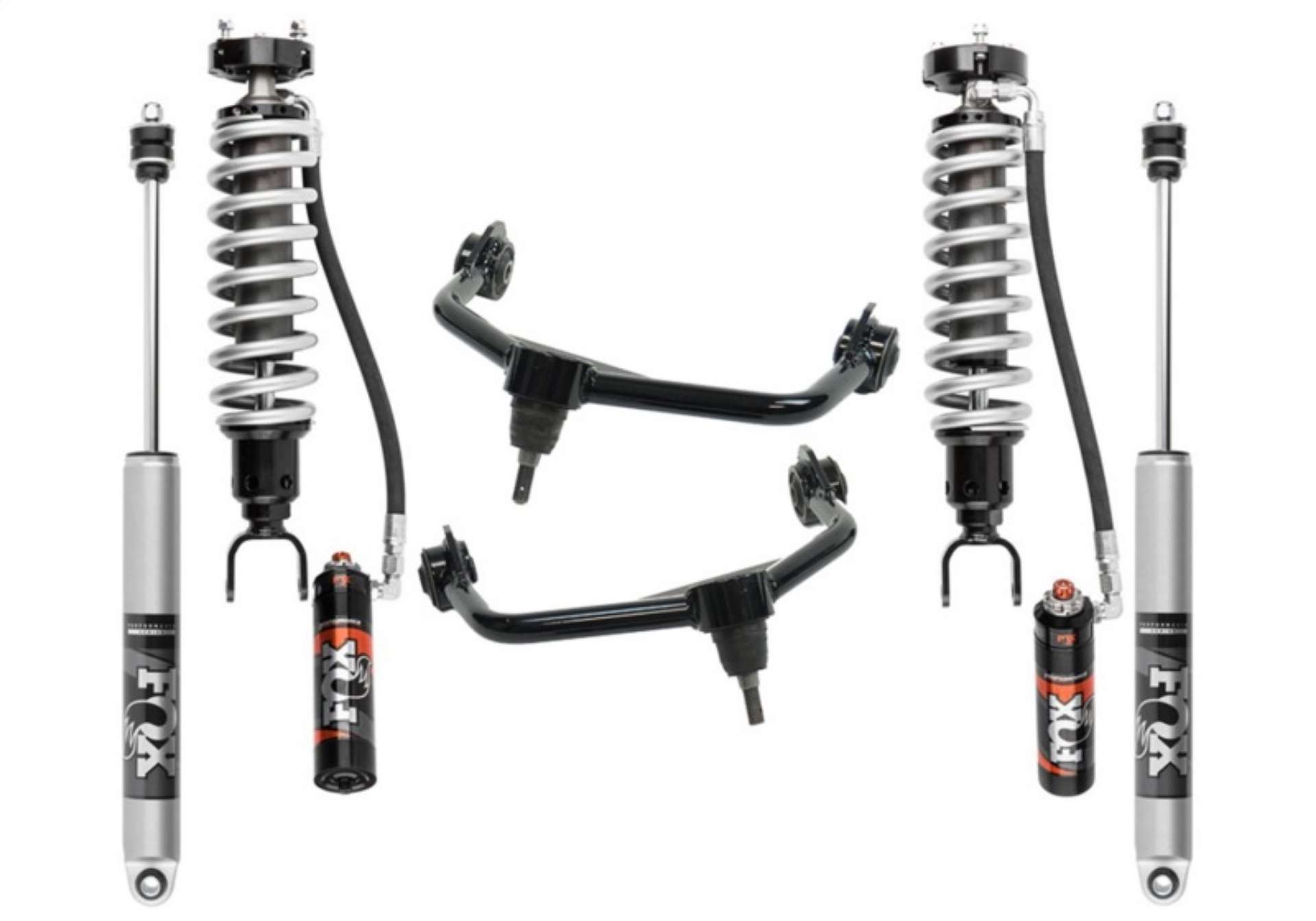 Picture of Superlift 19-23 Dodge Ram 1500 4WD Excl TRX 3in Lift Kit w- Fox Front Coilover &amp; 2-0 Rear