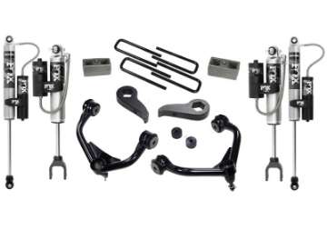 Picture of Superlift 11-19 GMC Sierra 2500-3500 HD Excl Magneride 3in Lift Kit w- Fox Front Coil &amp; 2-0 Re