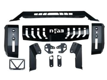 Picture of N-Fab HVM Bull Bar 19-23 Chevy 1500 - Tex- Black