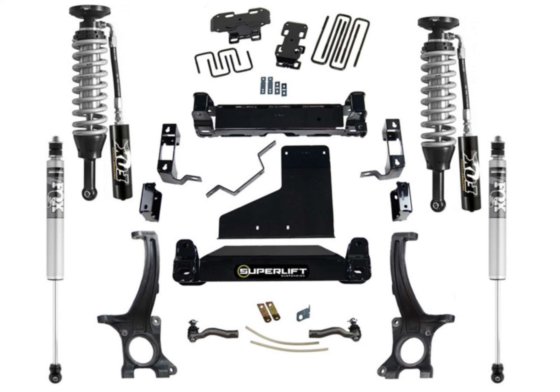 Picture of Superlift 07-20 Toyota Tundra 4WD Excl TRD Pro 4-5in Lift Kit w- Fox Front Coilover & 2-0 Rear