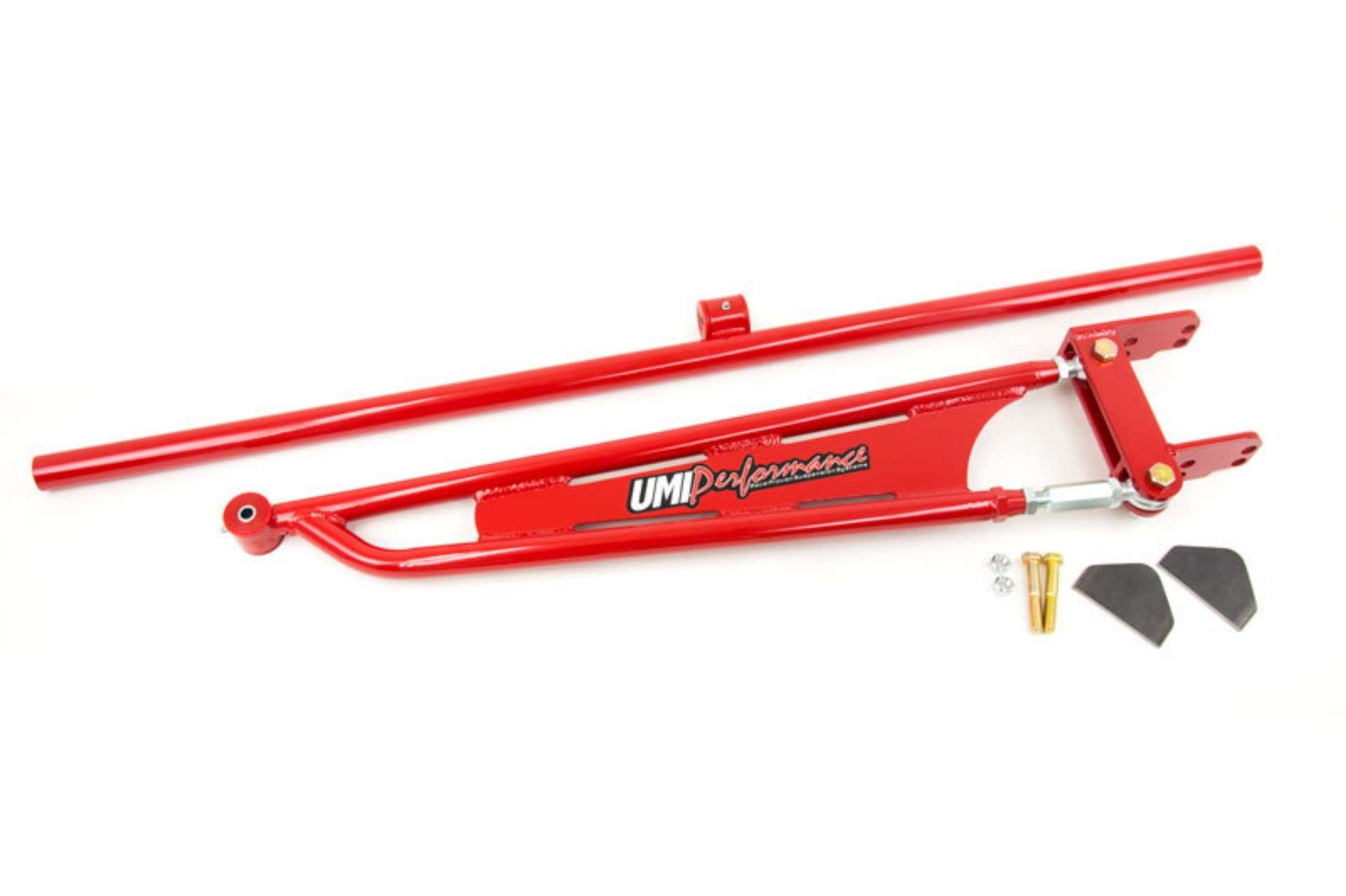 Picture of UMI Performance 82-02 GM F-Body Weld In Mild Steel Torque Arm Straight Crossmember - Red