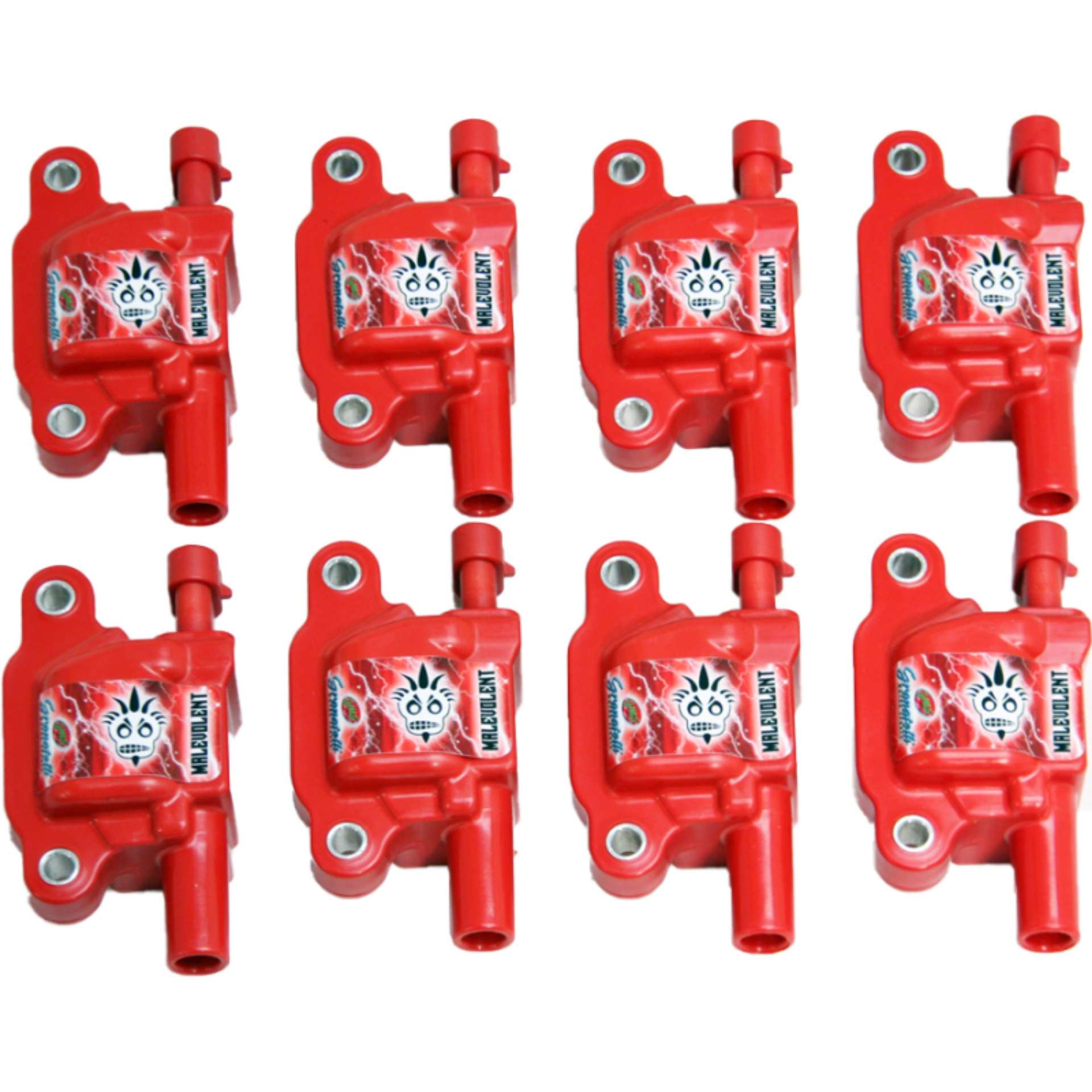 Picture of Granatelli 05-17 GM LS LS1-LS2-LS3-LS4-LS5-LS6-LS7-LS9-LSA Malevolent Coil Packs - Red Set of 8