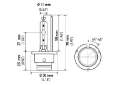 Picture of Hella Xenon D2S Bulb P32-2d 85V 35W 4300k