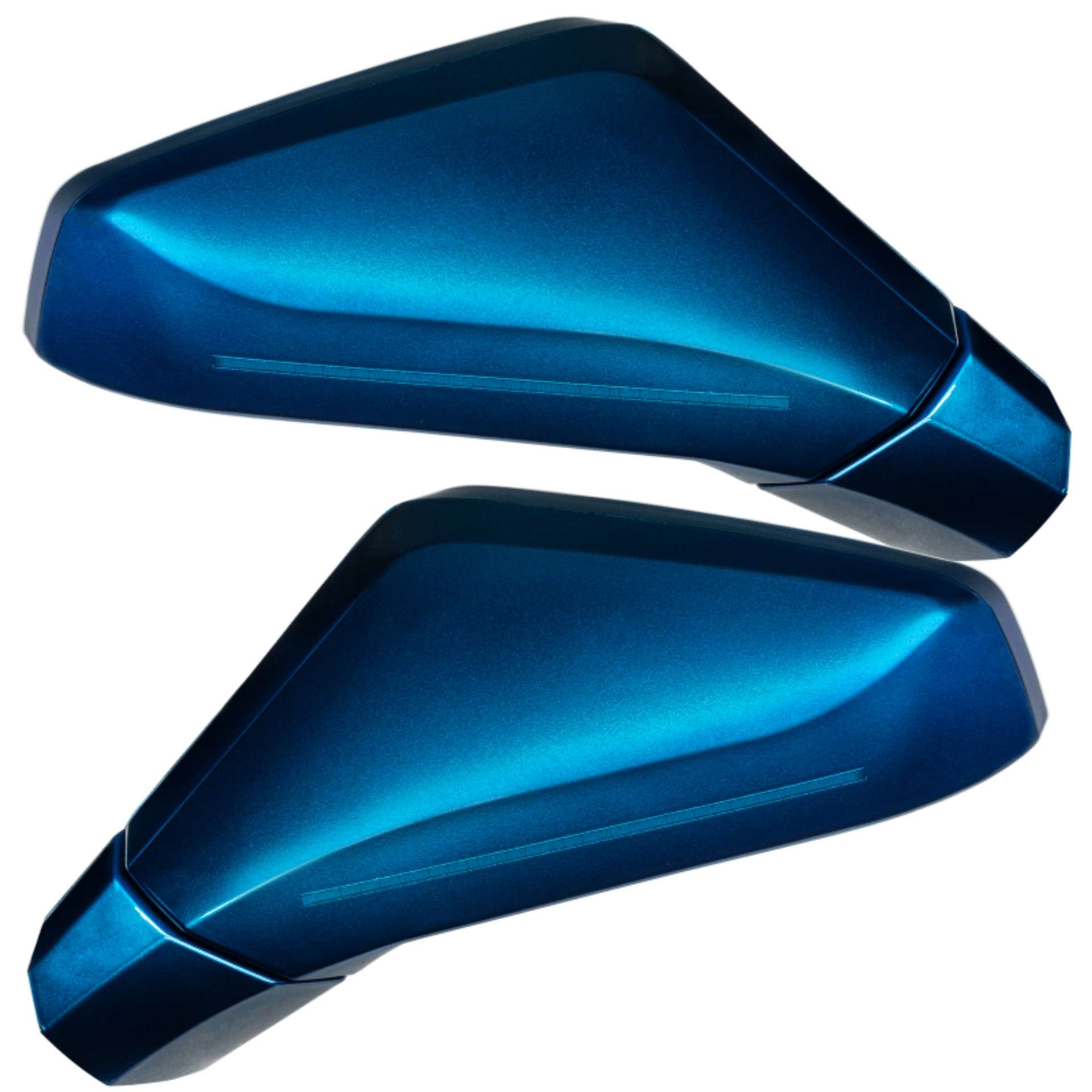 Picture of Oracle 05-13 Chevy Corvette C6 Concept Side Mirrors - Ghosted - Blue Stream Tintcoat 512Q