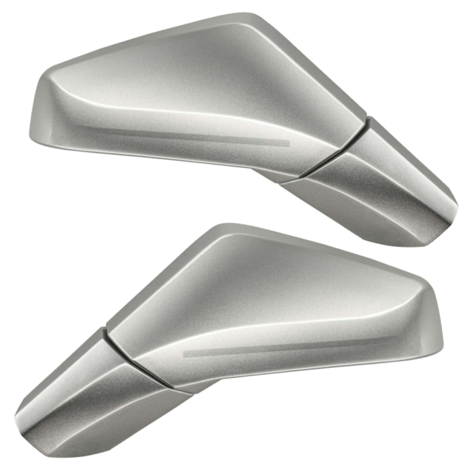 Picture of Oracle 05-13 Chevy Corvette C6 Concept Side Mirrors Ghosted - Light Tarnished Silver Metallic 67U