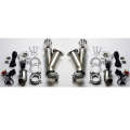 Picture of Granatelli 3-0in Stainless Steel Electronic Dual Exhaust Cutout w-Slip Fit & Band Clamp