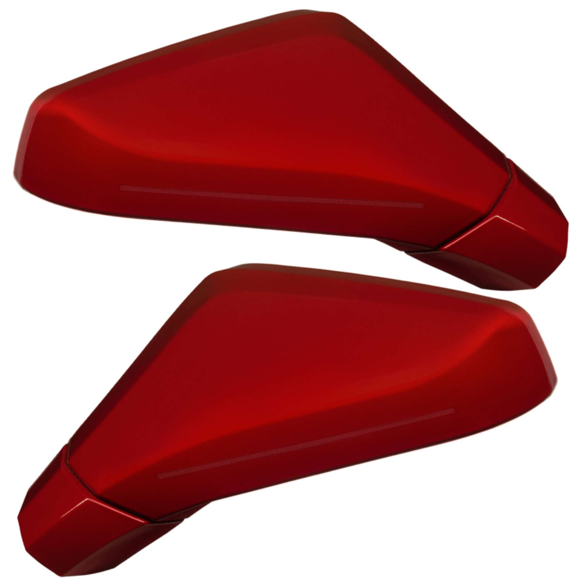 Picture of Oracle 05-13 Chevrolet Corvette C6 Concept Side Mirrors - Ghosted - Torch Red GKZ