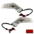 Picture of Oracle 05-13 Chevrolet Corvette C6 Concept Side Mirrors - Ghosted - Torch Red GKZ