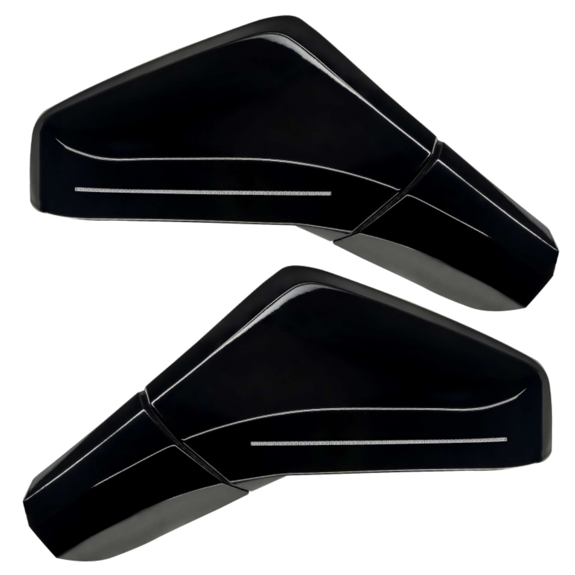 Picture of Oracle 05-13 Chevrolet Corvette C6 XM Concept Side Mirrors - Black GBA